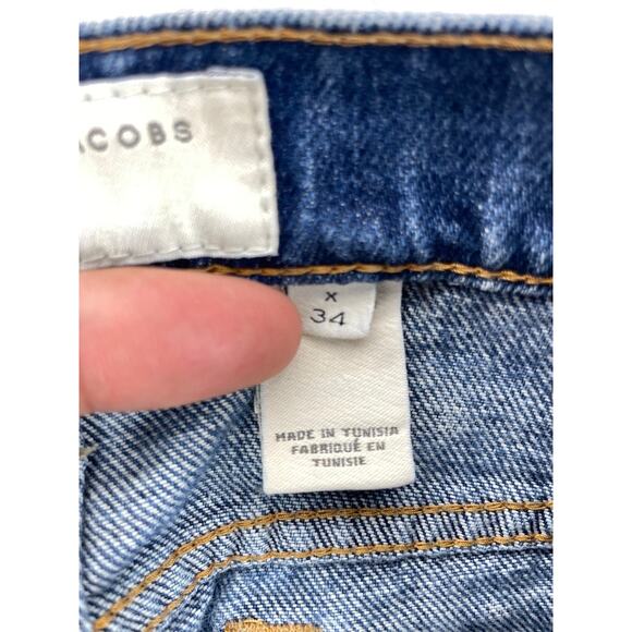 Marc Jacobs Straight Jeans Men’s Size 34 Blue Designer Denim Casual Pants - Picture 6 of 9